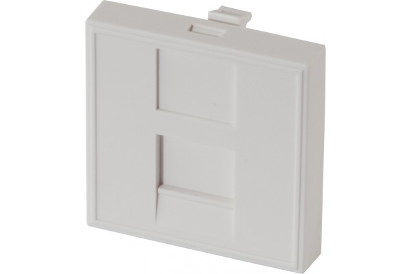 DEXLAN Plastron 45X45 droit pour 1 port RJ45 keystone 