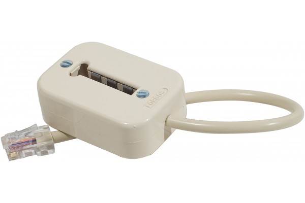 Adaptateur prise téléphonique T vers RJ45 0,20 M 