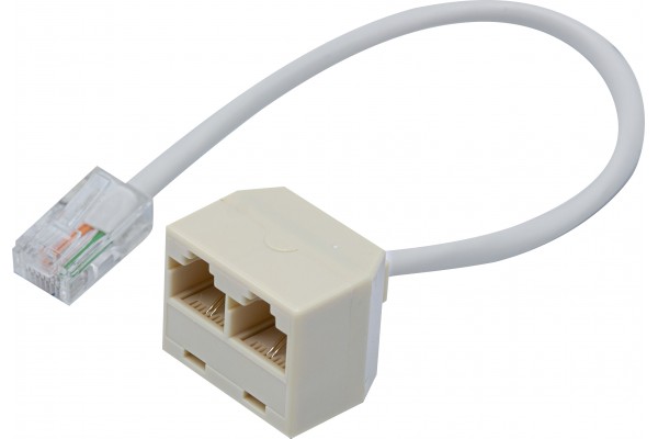 REPARTITEUR TELEPHONIQUE RJ45 2 VOIES 