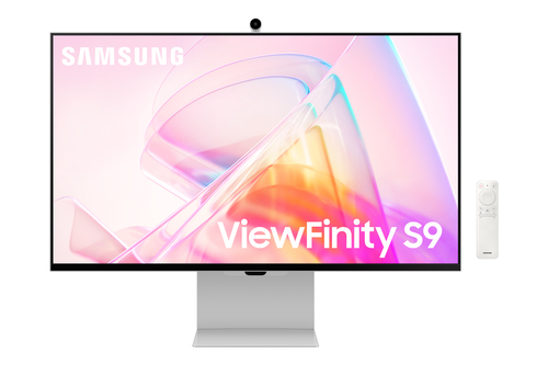 Samsung ViewFinity S9 S27C902PAU - S90PC Series - écran LED - Intelligent - 27" - 5120 x 2880 5K @ 60 Hz - IPS - 600 cd/m² - 1000:1 - 5 ms - Mini DisplayPort, Thunderbolt 4 - haut-parleurs - argent, argent métallisé 