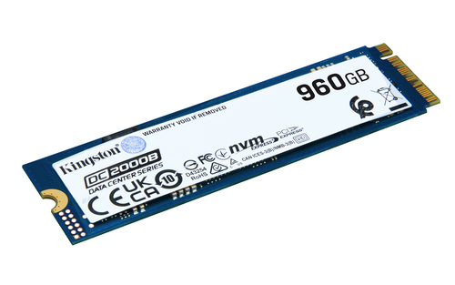 Kingston DC2000B - SSD - Enterprise - 960 Go - interne - M.2 2280 - PCIe 4.0 x4 (NVMe) 
