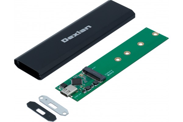 DEXLAN Boîtier externe USB 3.1 Gen2 Type-C SSD M.2 PCIe NVMe 