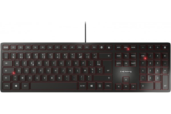 CHERRY Clavier KC 6000 SLIM USB noir 