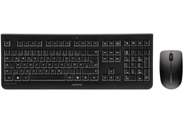 CHERRY Pack clavier & souris DW 3000 Sans fil noir QWERTY US 