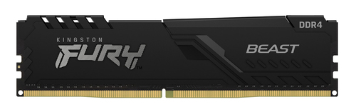 Kingston FURY Beast - DDR4 - module - 16 Go - DIMM 288 broches - 3200 MHz / PC4-25600 - CL16 - 1.35 V - mémoire sans tampon - non ECC - noir