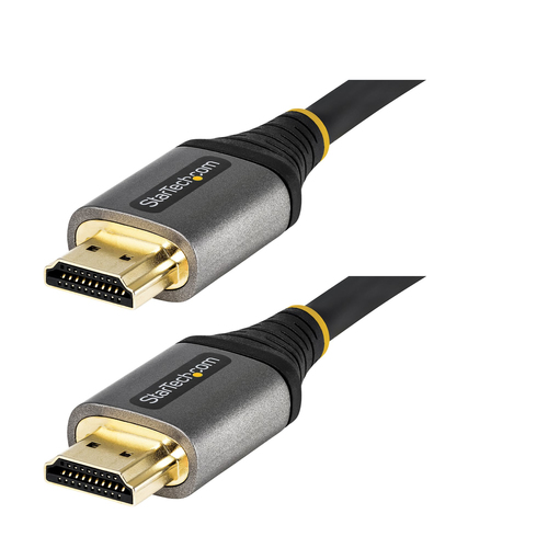 StarTech.com Câble HDMI 2.1 8K - 5m - Câble HDMI Certifié Ultra High Speed 48Gbps - 8K 60Hz/4K 120Hz HDR10+ eARC - Câble Ultra HD 8K HDMI - Écran/TV/Affichage - Gaine Flexible TPE (HDMM21V5M) - Ultra High Speed - câble HDMI avec Ethernet - HDMI mâle pour 