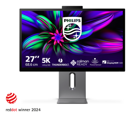 Philips Brilliance 27E3U7903 - Série 7000 - écran LED - USB - 27" - 5120 x 2880 5K Ultra HD (2880p) @ 70 Hz - IPS - 500 cd/m² - 2000:1 - DisplayHDR 600 - 4 ms - Thunderbolt 4, HDMI - haut-parleurs - gris sidéral 