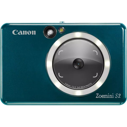 Canon Zoemini S2 - Appareil photo numérique - compact avec imprimante photo instantanée - 8.0 MP - Bluetooth, NFC - teal 