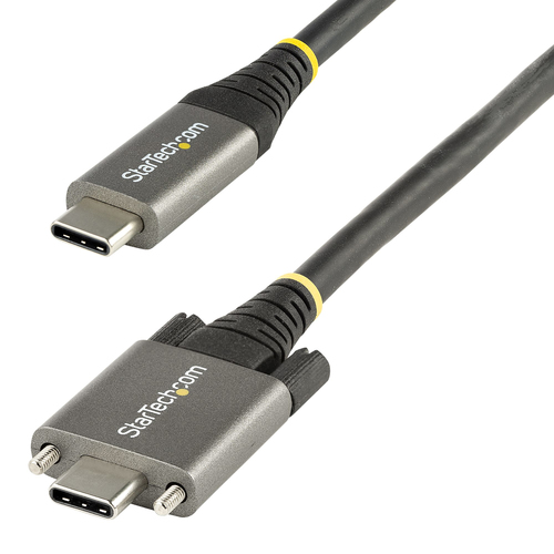 <p><strong>Câble haute performance</strong><p>Ce câble USB-C 3.2/3.1 Gen 2 10Gbps à verrouillage par vis latérale vous permet de connecter vos périphériques USB Type-C pour la synchronisation, la charge et l'alimentation de vos appareils.</p><p>Ce câb - d 