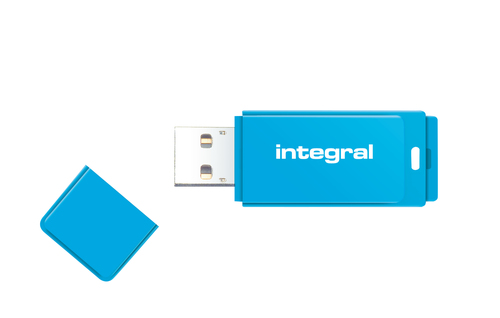 Integral Neon - Clé USB - 8 Go - USB 2.0 - bleu 