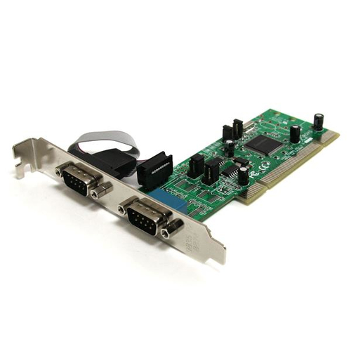 StarTech.com Carte PCI avec 2 Ports DB-9 RS422/485 - Adaptateur Série - UART 161050 - Adaptateur série - PCI-X - RS-422/485 x 2