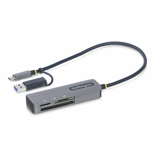 StarTech.com Lecteur de Cartes Mémoire Multi-Média USB 3.0, SD/microSD/CF - Lecteur de carte (CF II, SDHC, microSDHC, SDXC, microSDXC, SD 3.0 UHS-I) - USB 3.0/USB-C 