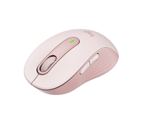Logitech Signature M650 - Souris - optique - 5 boutons - sans fil - 2.4 GHz, Bluetooth - récepteur USB Logitech Logi Bolt - rose 