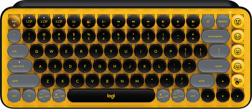 Logitech POP Keys - Clavier - sans fil - Bluetooth 5.1, Bluetooth LE - QWERTY - Portugais - commutateur : Brown Tactile - explosion