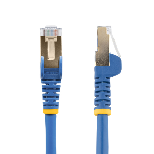 1m Blue Cat6a Ethernet Cable - STP 
