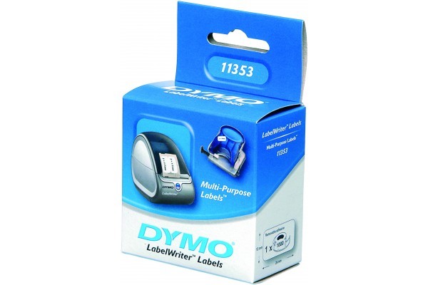 Rouleau dymo 1000 etiquettes 24x12 mm pour labelwriter 