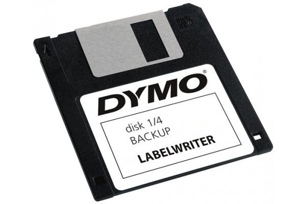 Rouleau dymo 320 etiquettes disket 54x70MM pour labelwriter 