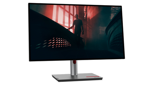 Lenovo ThinkVision P27q-30 - Écran LED - 27" - 2560 x 1440 QHD @ 60 Hz - IPS - 350 cd/m² - 1000:1 - HDR10 - 4 ms - HDMI, DisplayPort - noir corbeau - avec ThinkVision MC 60 monitor webcam 