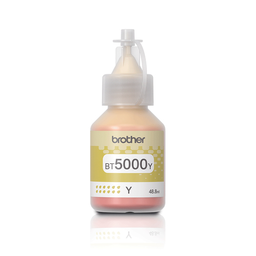 Brother BT5000Y - Ultra High Yield - jaune - original - recharge d'encre - pour Brother DCP-T220, T310, T420, T425, T510, T520, T525, T710, T720, MFC-T4500, T910, T920