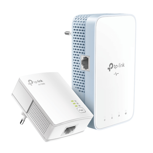 TP-Link TL-WPA7517 KIT V1 Wi-Fi Kit - Kit d'adaptation pour courant porteur 1GbE, HomePlug AV (HPAV), HomePlug AV (HPAV) 2.0, IEEE 1901 - Wi-Fi 5 - Bi-bande - Branchement mural - avec TP-Link TL-PA7010 