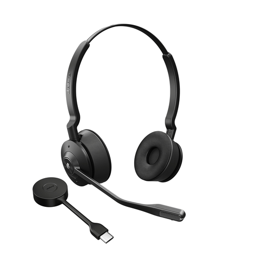Jabra Engage 55 Stereo - Micro-casque - sur-oreille - DECT - sans fil - Optimisé pour Microsoft Teams 
