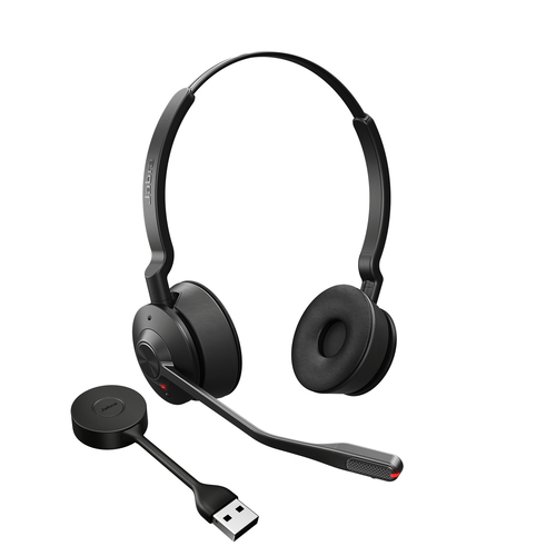 Jabra Engage 55 Stereo - Micro-casque - sur-oreille - DECT - sans fil - Optimisé pour la CU 