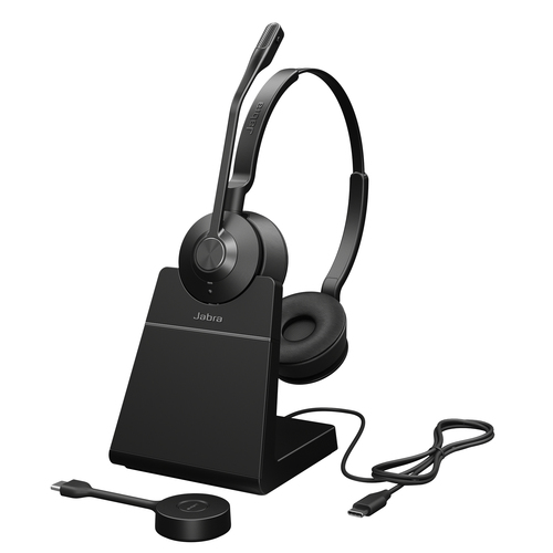 Jabra Engage 55 Stereo - Micro-casque - sur-oreille - DECT - sans fil - Optimisé pour la CU 