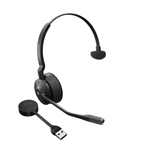 Jabra Engage 55 Mono - Micro-casque - sur-oreille - DECT - sans fil - Certifié pour Microsoft Teams 
