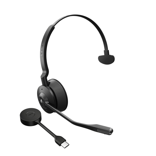 Jabra Engage 55 Mono - Micro-casque - sur-oreille - DECT - sans fil - Certifié pour Microsoft Teams 