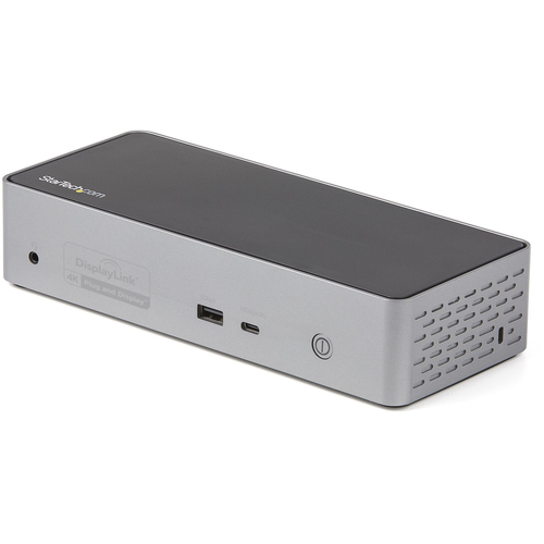 StarTech.com Dock USB-C - Quadruple Écran DP/HDMI - 1x USB-C & 3x USB-A - Station d'accueil - USB-C 3.2 Gen 2 / Thunderbolt 3 - 4 x DP, 4 x HDMI - 1GbE - Royaume-Uni, Europe 