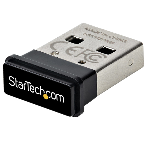 Startech Adaptateur USB Bluetooth 5.0 - Dongle Bluetooth 5.0 pour PC - Adaptateur réseau - USB - Bluetooth 5.0, Bluetooth 5.0 LE, Bluetooth 5.0 EDR - Classe 2 - noir