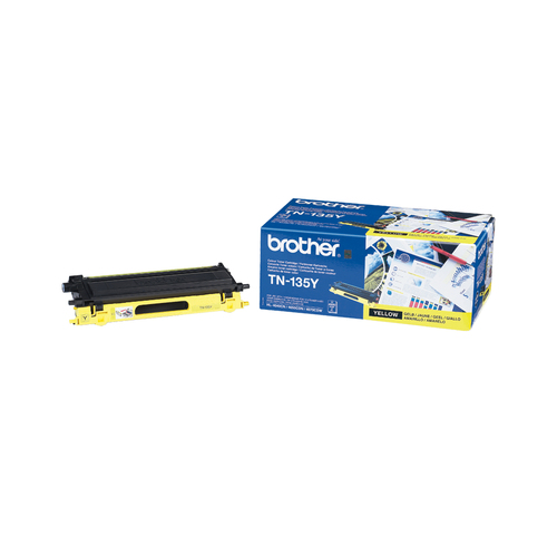 Brother TN135Y - Jaune - original - cartouche de toner - pour Brother DCP-9042, DCP-9045, HL-4040, HL-4050, HL-4070, MFC-9420, MFC-9440, MFC-9450