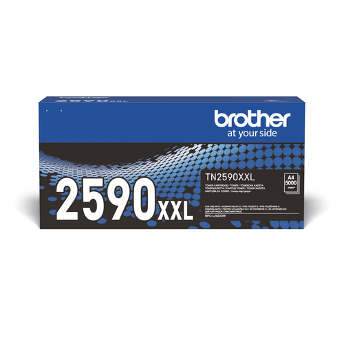 Brother TN2590XXL - Très Haut Rendement - noir - original - boîte - cartouche de toner - pour Brother MFC-L2922DW 