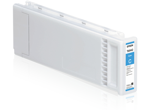 Epson T6942 - 700 ml - cyan - original - cartouche d'encre - pour SureColor SC-T3000, SC-T3000 POS, SC-T5000, SC-T5000 POS, SC-T5200, SC-T7000, SC-T7000 POS 