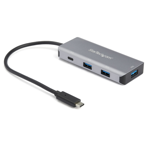 StarTech.com Hub USB-C à 4 ports - 3x USB-A, 1x USB-C - Concentrateur USB 3.1 Gen 2 - 10 Gbps - Câble hôte intégré de 25 cm (HB31C3A1CB) - Concentrateur (hub) - 1 x USB-C + 3 x USB 3.1 - de bureau - pour P/N: PEXUSB321C 
