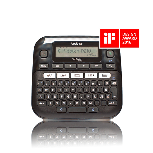 Brother P-Touch PT-D210 - étiqueteuse - Noir et blanc - transfert thermique 