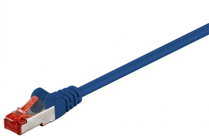 MicroConnect S/FTP CAT6 25m Blue LSZH PiMF (Pairs in metal foil) 