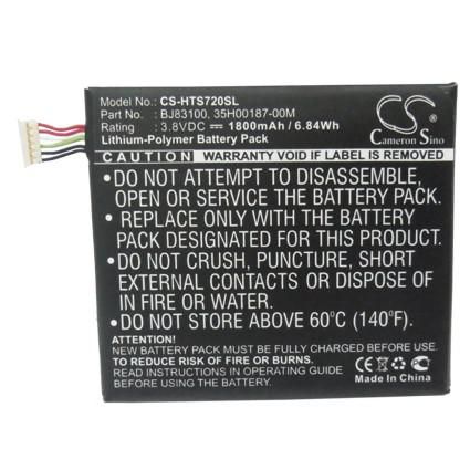 CoreParts Battery 6.84Wh Li-ion 3.8V