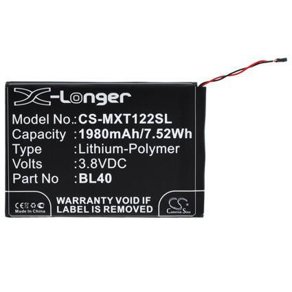 CoreParts Battery 7.52Wh Li-ion 3.8V 