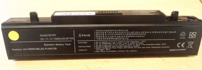 CoreParts Laptop Battery for Samsung  - disponible 48 / 72h 