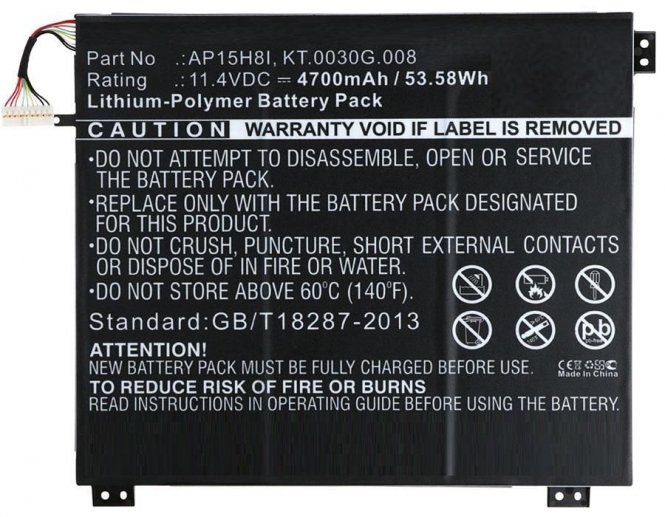 CoreParts Laptop Battery for Acer - disponible 48 / 72h