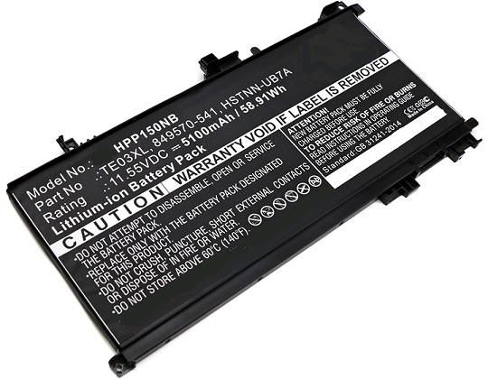 CoreParts Laptop Battery for HP 59.00Wh 