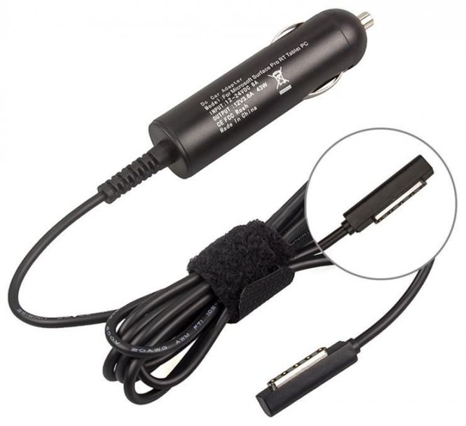 CoreParts Car Adapter for MS Surface