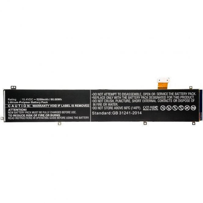 CoreParts Laptop Battery for Razer - disponible 48 / 72h