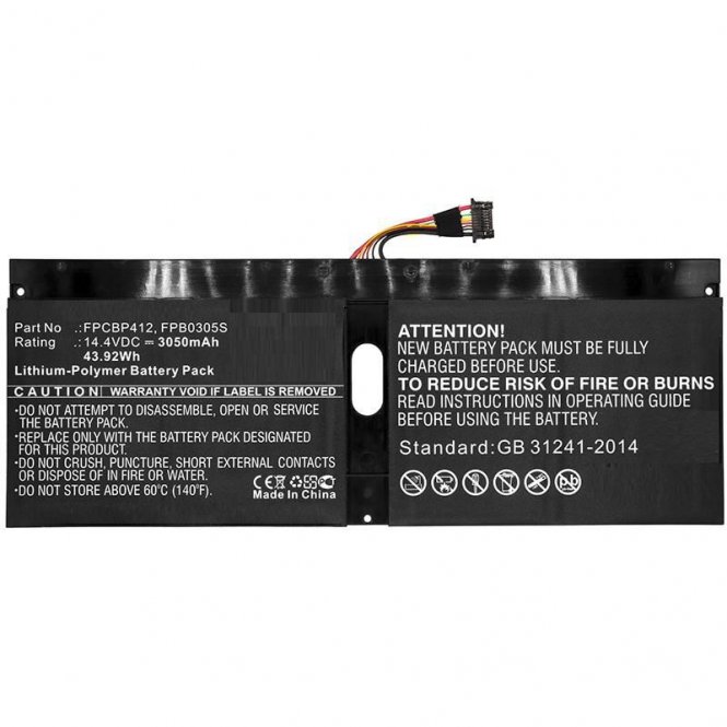 CoreParts Laptop Battery for Fujitsu - disponible 48 / 72h