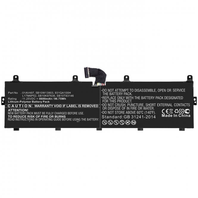 CoreParts Laptop Battery for Lenovo - disponible 48 / 72h