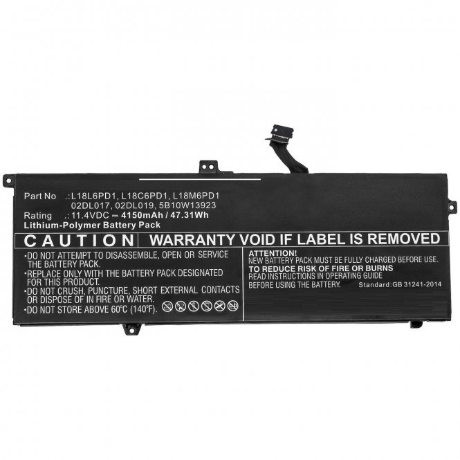 CoreParts Laptop Battery for Lenovo  - disponible 48 / 72h 
