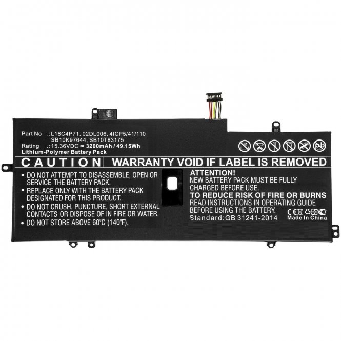 CoreParts Laptop Battery for Lenovo - disponible 48 / 72h