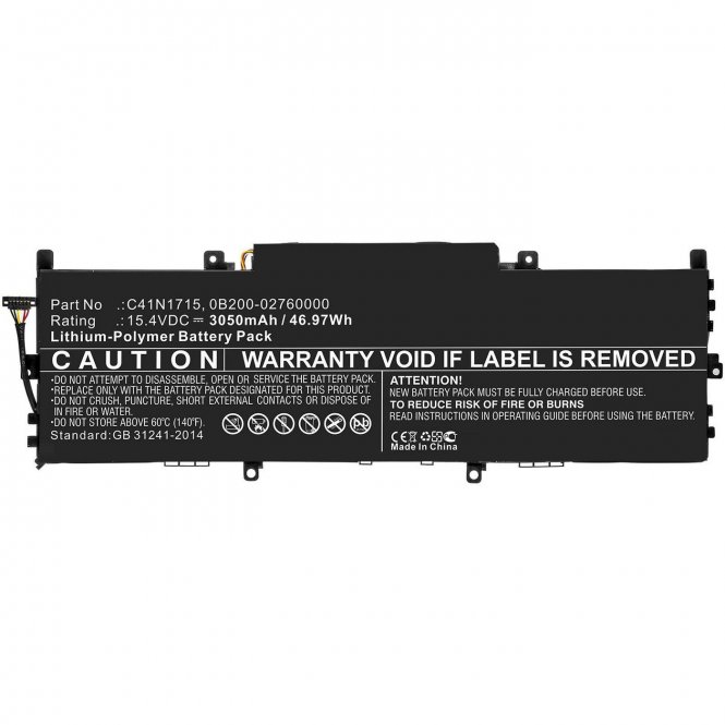 CoreParts Laptop Battery for Asus - disponible 48 / 72h