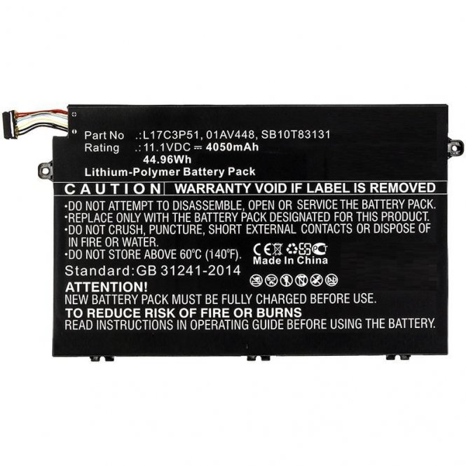 CoreParts Laptop Battery for Lenovo - disponible 48 / 72h